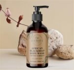 African Black Soap Body Wash with Neem + Lemongrass