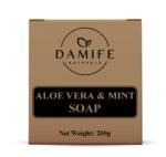 ALOE VERA + MINT NATURAL BAR SOAP - Image 2