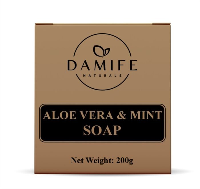 ALOE VERA + MINT NATURAL BAR SOAP - Image 2