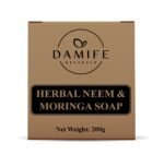 Herbal Neem + Moringa Natural Bar Soap - Image 2